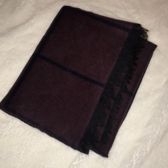 ❄️2 FOR $20❄️ Purple & Black flannel blanket scarf - Picture 1 of 3